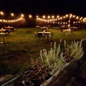 Tafels in weiland